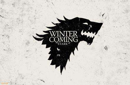 Stark Ailesinin Arması '' Winter Is Coming ''