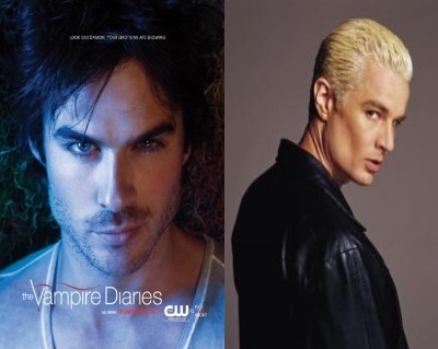 Damon Salvatore (The Vampire Diaries) - Spike (Buffy: The Vampire Slayer)