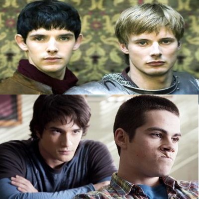 Arthur ve Merlin (Merlin) - Scott ve Stiles (Teen Wolf)