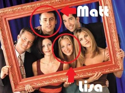 Friends'den Matt ve Lisa Showtime'da