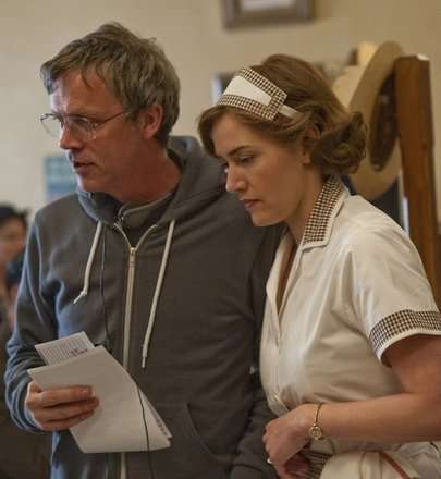 Yönetmen Todd Haynes ve Kate Winslet (dizinin setinden)