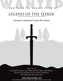 Legend of the Seeker'ı kurtarın - Hollywood Reporter