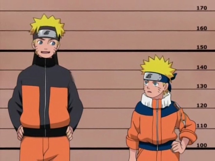 Küçük Naruto ve büyük Naruto