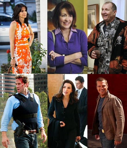 Cougar Town, The Middle, Modern Family, Flashforward, The Good Wife, NCIS:L.A.