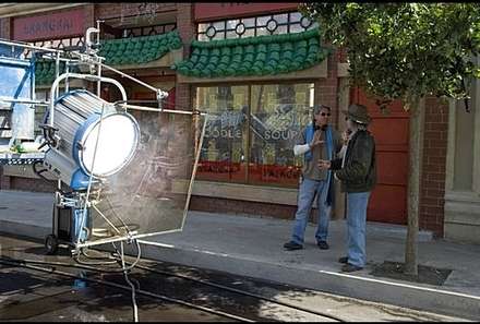 setten bir kamera arkası görüntüsü