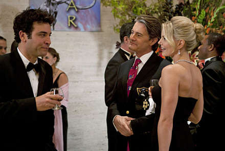  Desperate Housewives'ın Orson Hodge'u kyle maclachlan,jennifer morrison (zoey) ve josh radnor (ted) ile aynı karede