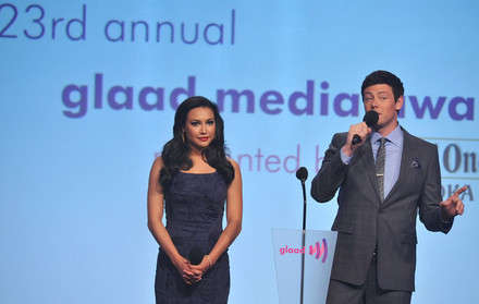 Bu sene, The New York City'deki ödül töreninin sunucuları olan ve Glee'den tanıdığımız Naya Rivera ve Cory Monteith