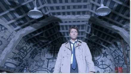 misha collins castiel rolünde ilk defa karşımızda: supenatural: 4x01