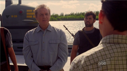 Ben, Charles Widmore'u adadan gönderiyor.