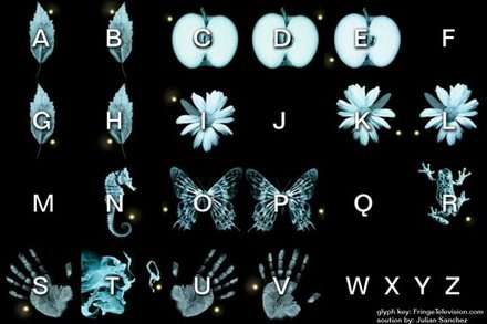 sembollerden oluşturulan alfabe